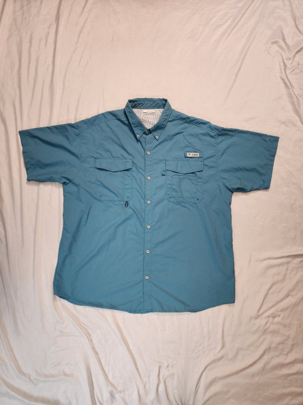 Columbia PFG Bahama II XXL Blue Omni-Shade Fishing Shirt